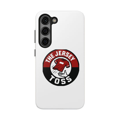 Tough Phone Cases with 'The Jersey Toss' Design - Sports Gifts, Cool Accessories, Football Fan Merchandise, Unique Decor, Gift for Him/Her