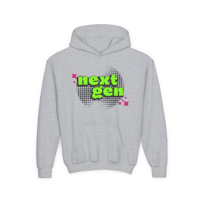 Next Gen Youth Hoodie - Trendy Heavy Blend Sweatshirt for Kids