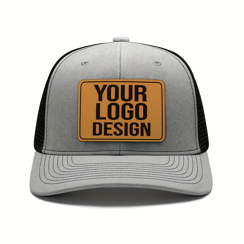 Design your own custom caps with high-quality embroidery, printing, or leather patch options