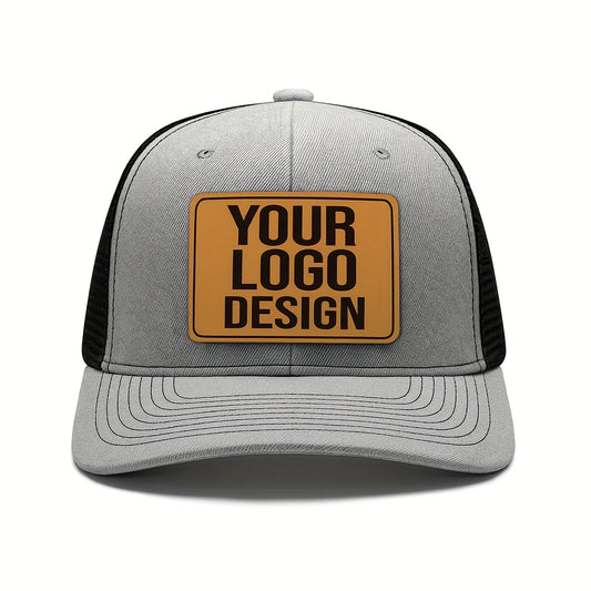 Design your own custom caps with high-quality embroidery, printing, or leather patch options