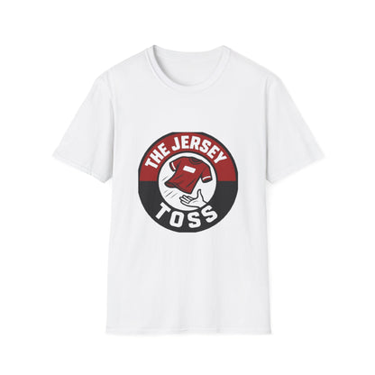 The Jersey Toss Unisex Softstyle T-Shirt | Fun Game Day Tee, Sports Fan Shirt, Gift for Athletes, Casual Wear, Comfy Top