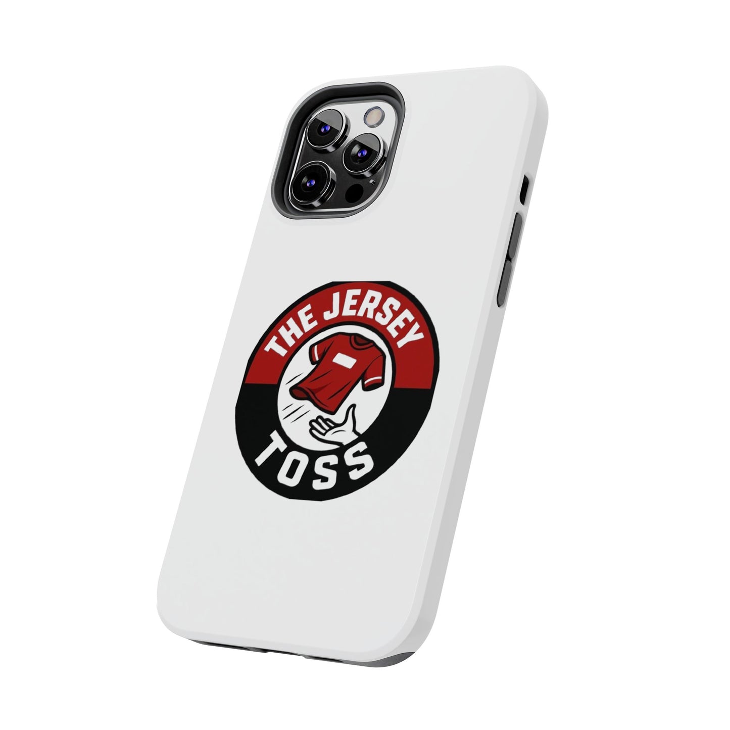Tough Phone Cases with 'The Jersey Toss' Design - Sports Gifts, Cool Accessories, Football Fan Merchandise, Unique Decor, Gift for Him/Her