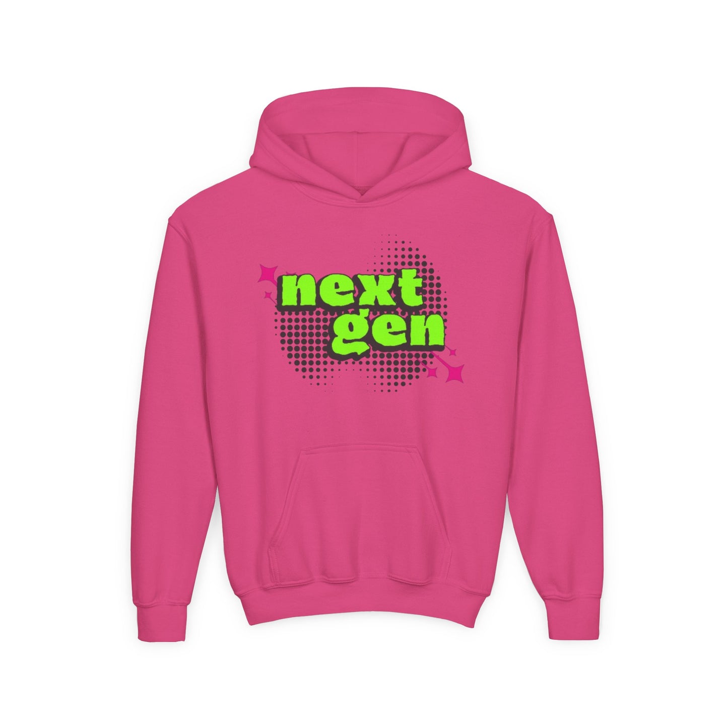 Next Gen Youth Hoodie - Trendy Heavy Blend Sweatshirt for Kids