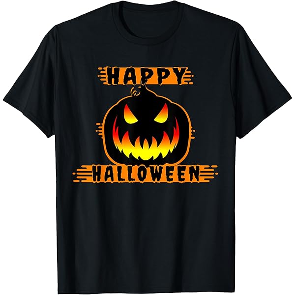 Happy Halloween Custom T-Shirts – Spooky Comfort & Festive Style