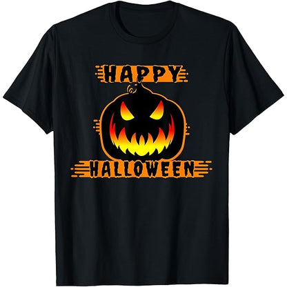 Happy Halloween Custom T-Shirts – Spooky Comfort & Festive Style