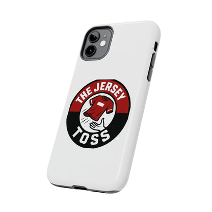 Tough Phone Cases with 'The Jersey Toss' Design - Sports Gifts, Cool Accessories, Football Fan Merchandise, Unique Decor, Gift for Him/Her