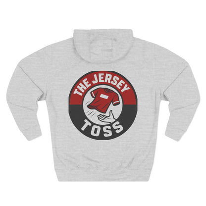 Copy of The Jersey Toss Fleece Hoodie | Cozy Sportswear for Game Days, Perfect Gift for Sports Fans, Autumn Fashion, Unisex Hoodie