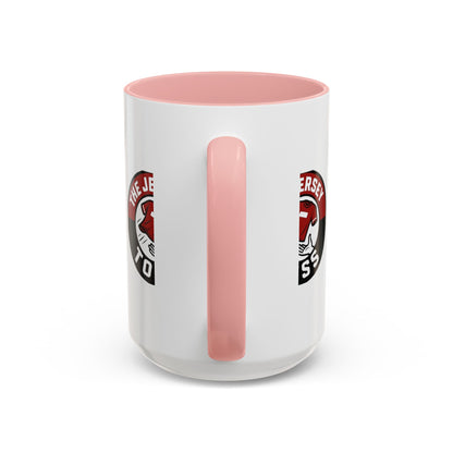 Jersey Toss Accent Coffee Mug | Unique Gift for Coffee Lovers, Home Decor, Sports Fans, Customized Mug, Fun Kitchenware