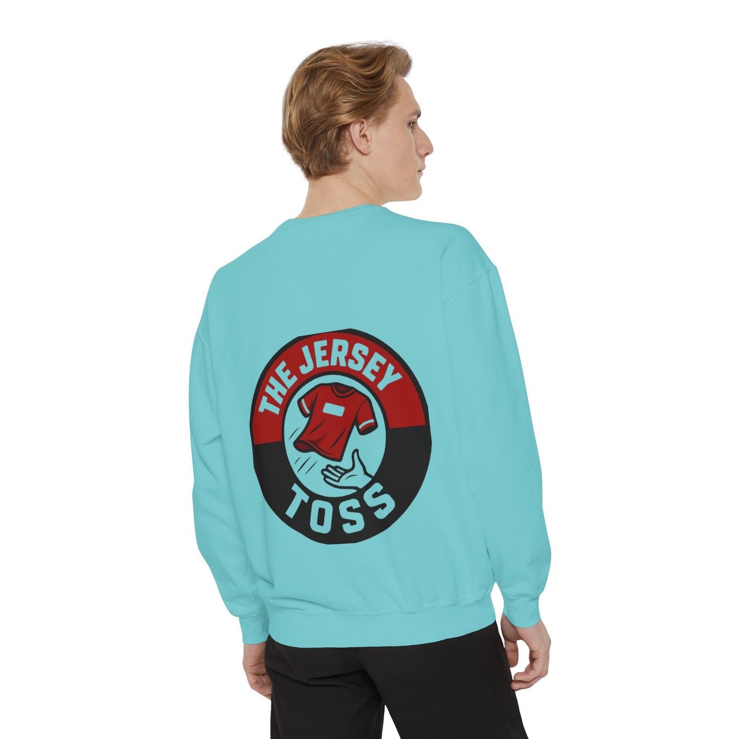 Jersey Toss Sweatshirt, Unisex Sports Apparel, Perfect for Game Day, Casual Wear, Gift for Sports Fans, Jersey Toss Design