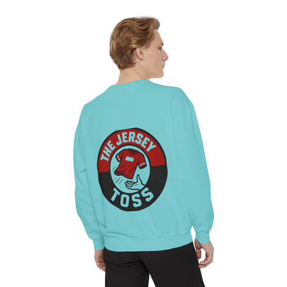 Jersey Toss Sweatshirt, Unisex Sports Apparel, Perfect for Game Day, Casual Wear, Gift for Sports Fans, Jersey Toss Design
