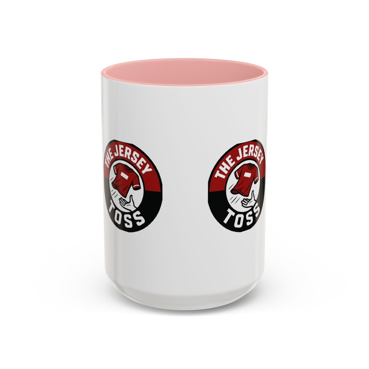Jersey Toss Accent Coffee Mug | Unique Gift for Coffee Lovers, Home Decor, Sports Fans, Customized Mug, Fun Kitchenware