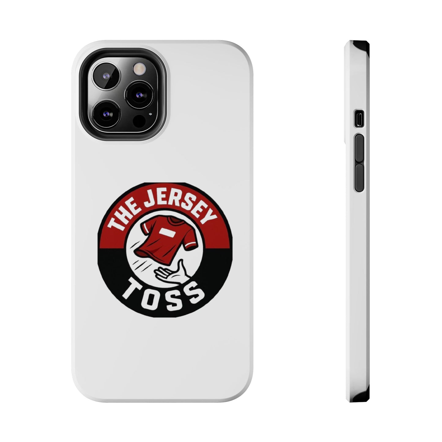 Tough Phone Cases with 'The Jersey Toss' Design - Sports Gifts, Cool Accessories, Football Fan Merchandise, Unique Decor, Gift for Him/Her