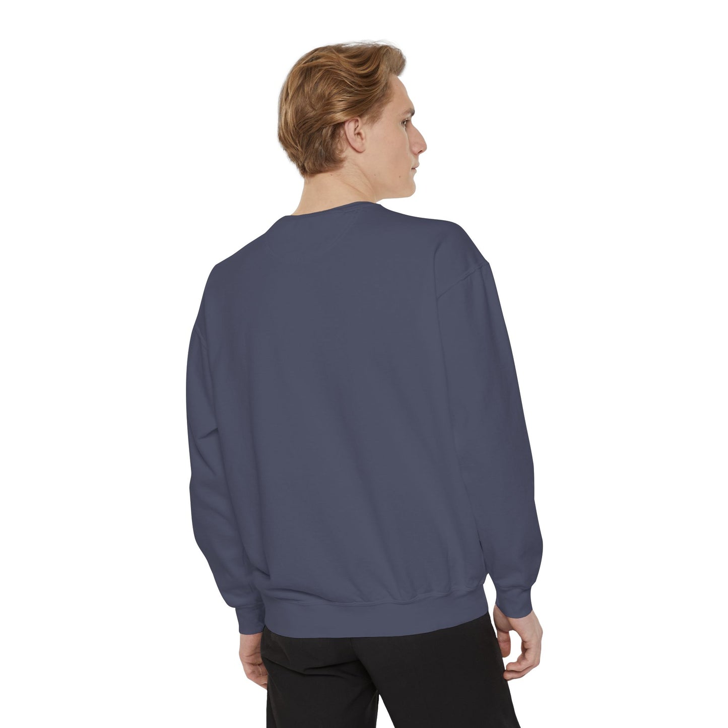 Mr. Turtle Garment-Dyed Sweatshirt - Eco-Friendly Casual Wear