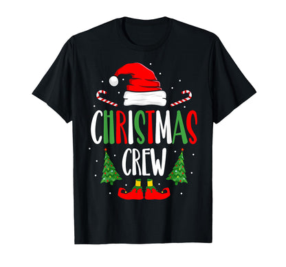 Christmas Crew Custom T-Shirt – Matching Holiday Fun & Festive Comfort