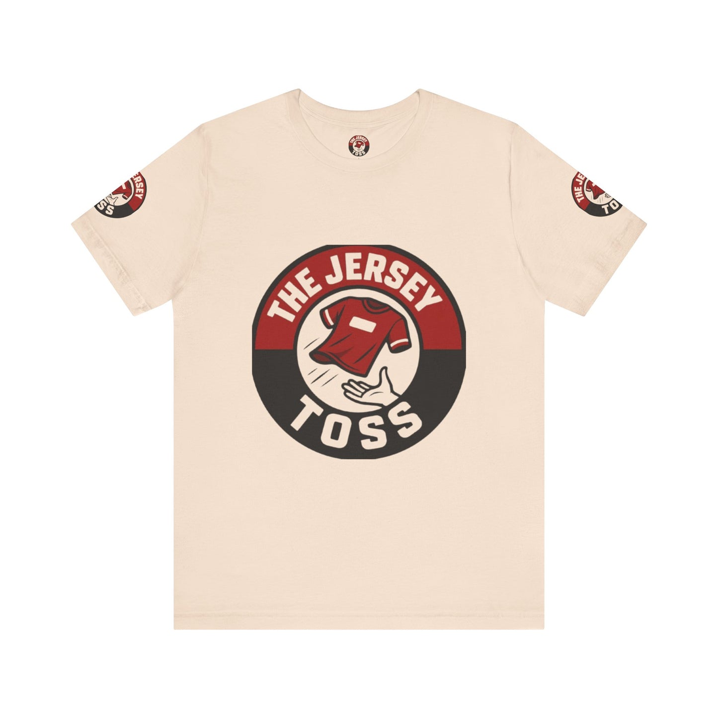 Jersey Toss Tee, Unisex Short Sleeve Shirt, Sports Fan Apparel, Game Day Outfit, Gift for Athletes, Casual Wear