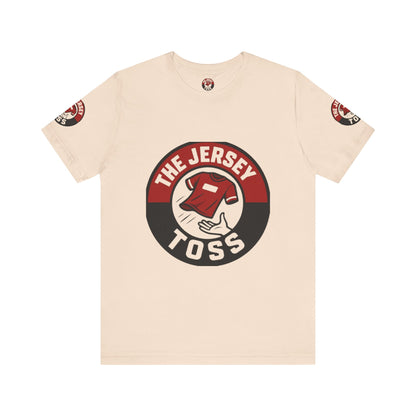 Jersey Toss Tee, Unisex Short Sleeve Shirt, Sports Fan Apparel, Game Day Outfit, Gift for Athletes, Casual Wear