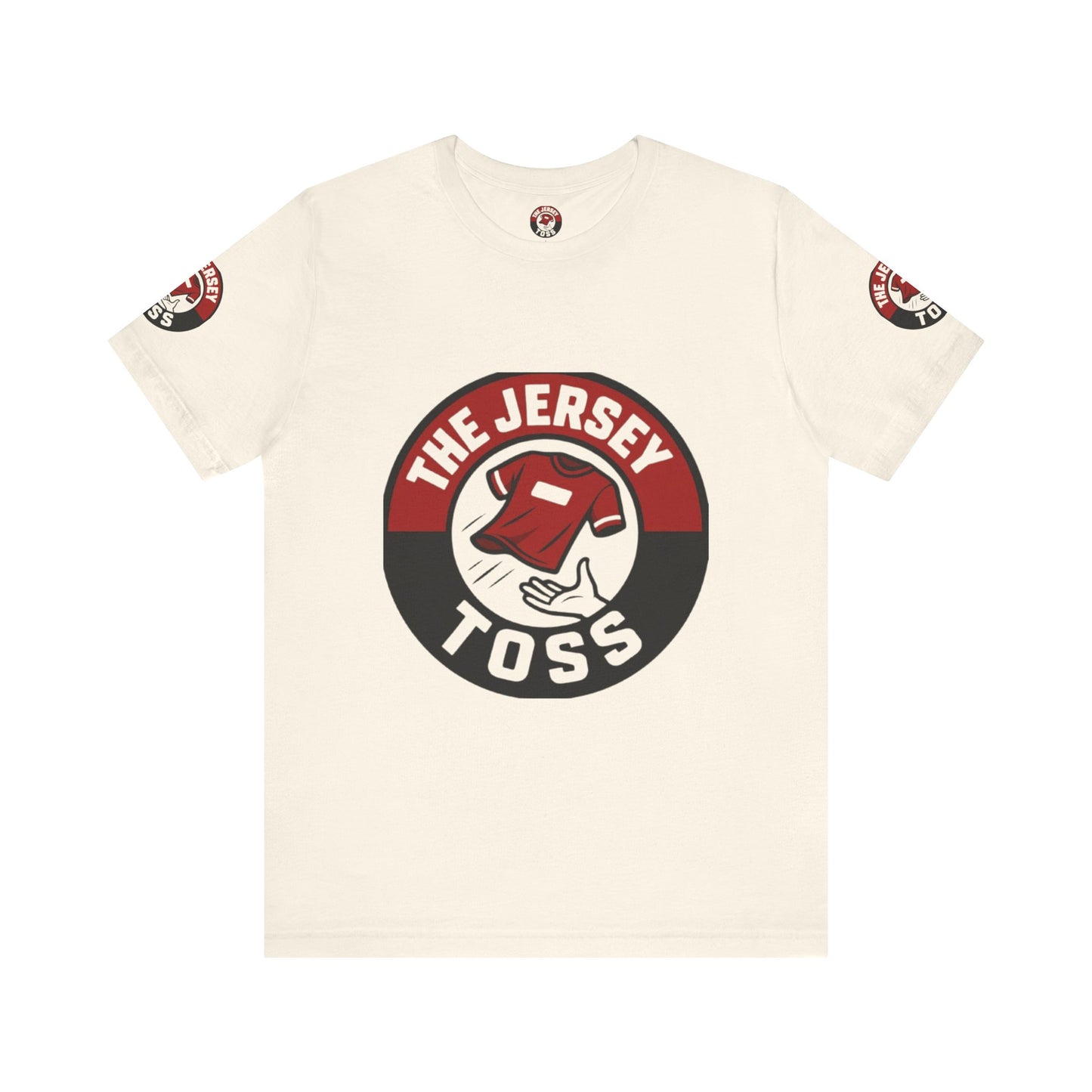 Jersey Toss Tee, Unisex Short Sleeve Shirt, Sports Fan Apparel, Game Day Outfit, Gift for Athletes, Casual Wear