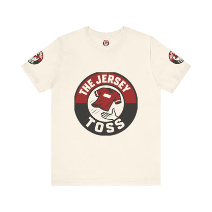 Jersey Toss Tee, Unisex Short Sleeve Shirt, Sports Fan Apparel, Game Day Outfit, Gift for Athletes, Casual Wear