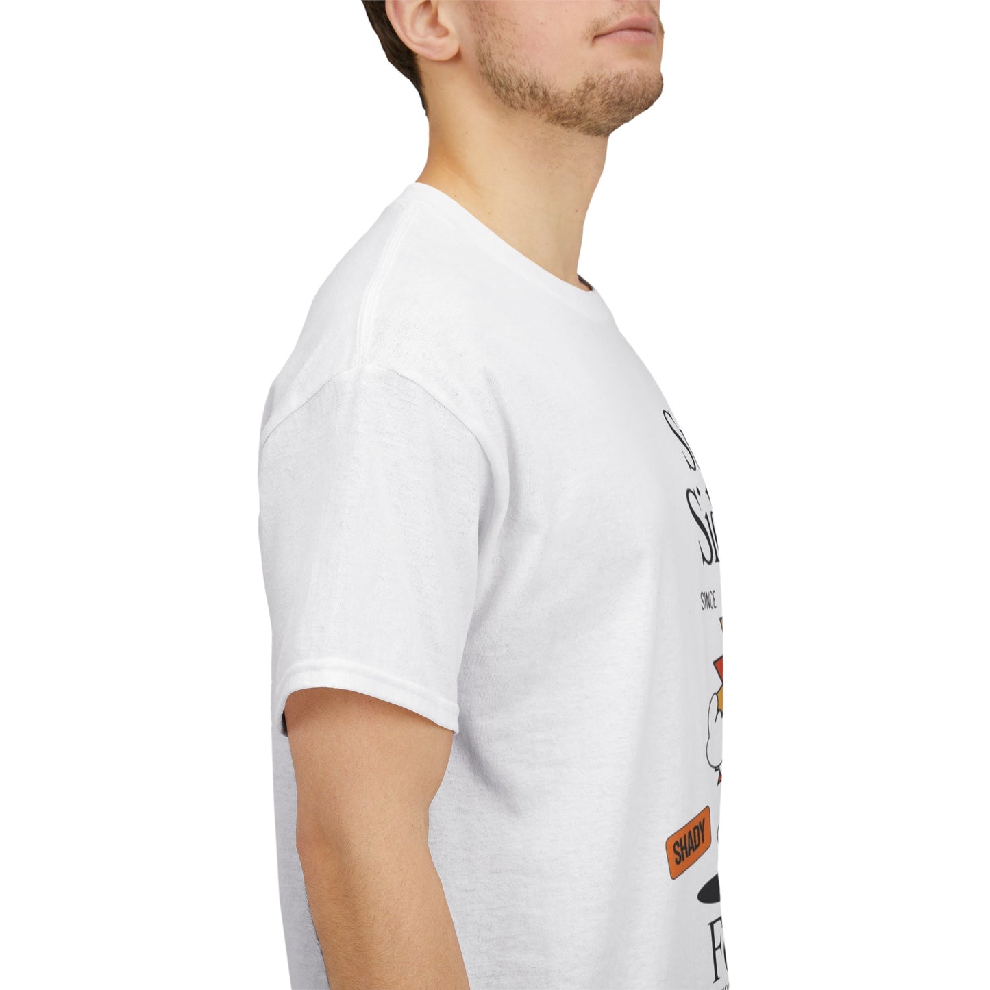 Sunny Side Up Unisex Heavy Cotton Tee - Smile Forever Graphic Shirt