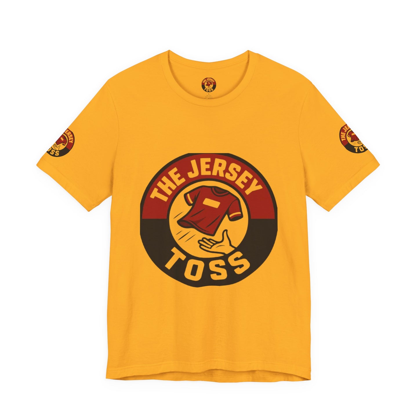 Jersey Toss Tee, Unisex Short Sleeve Shirt, Sports Fan Apparel, Game Day Outfit, Gift for Athletes, Casual Wear
