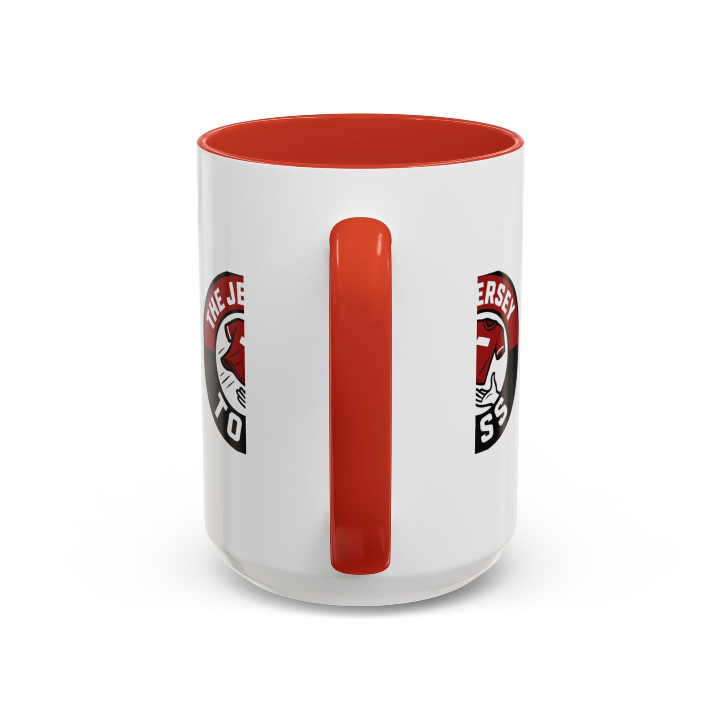 Jersey Toss Accent Coffee Mug | Unique Gift for Coffee Lovers, Home Decor, Sports Fans, Customized Mug, Fun Kitchenware