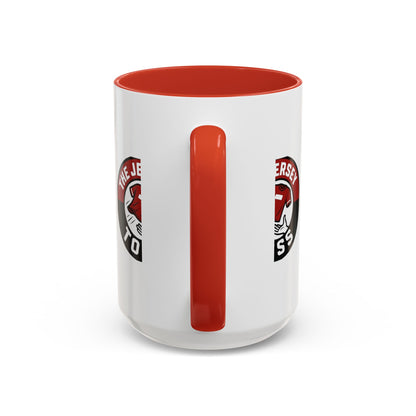 Jersey Toss Accent Coffee Mug | Unique Gift for Coffee Lovers, Home Decor, Sports Fans, Customized Mug, Fun Kitchenware