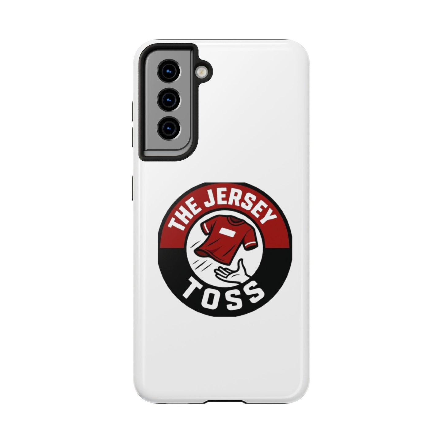 Tough Phone Cases with 'The Jersey Toss' Design - Sports Gifts, Cool Accessories, Football Fan Merchandise, Unique Decor, Gift for Him/Her