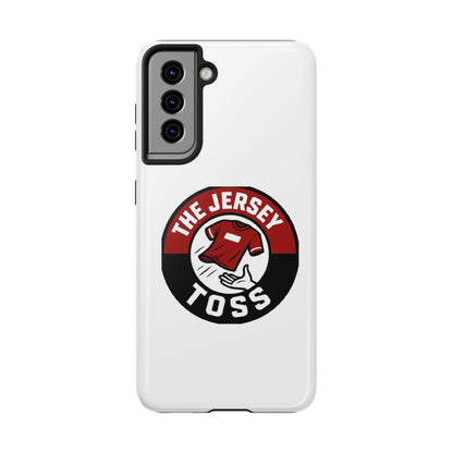 Tough Phone Cases with 'The Jersey Toss' Design - Sports Gifts, Cool Accessories, Football Fan Merchandise, Unique Decor, Gift for Him/Her