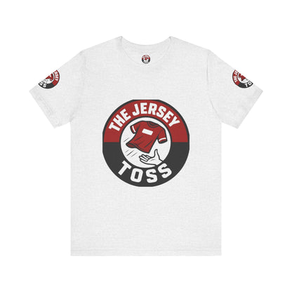 Jersey Toss Tee, Unisex Short Sleeve Shirt, Sports Fan Apparel, Game Day Outfit, Gift for Athletes, Casual Wear