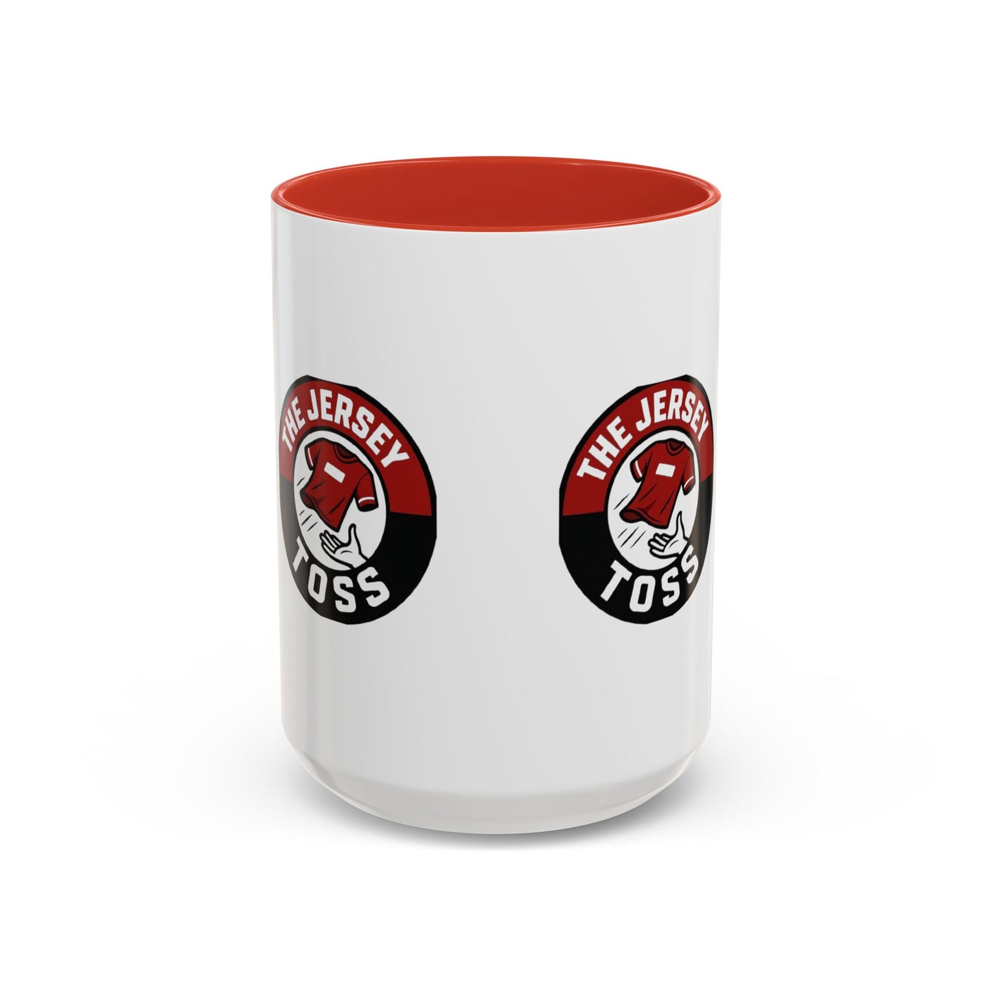 Jersey Toss Accent Coffee Mug | Unique Gift for Coffee Lovers, Home Decor, Sports Fans, Customized Mug, Fun Kitchenware