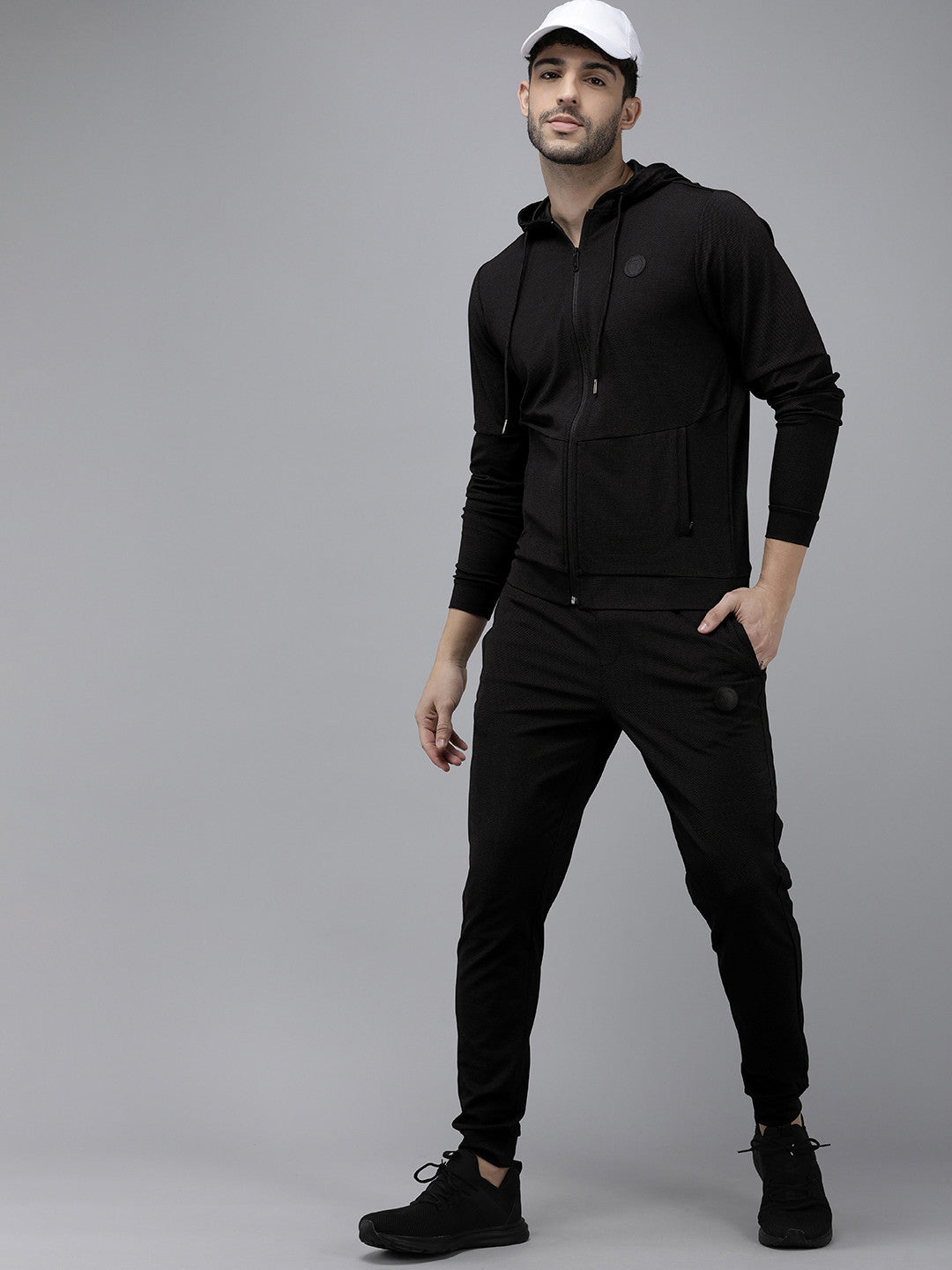 Active Black-White Tee