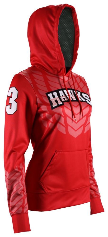 Red Hawrs Hoodie – Bold Streetwear Fashion | The Jersey Toss