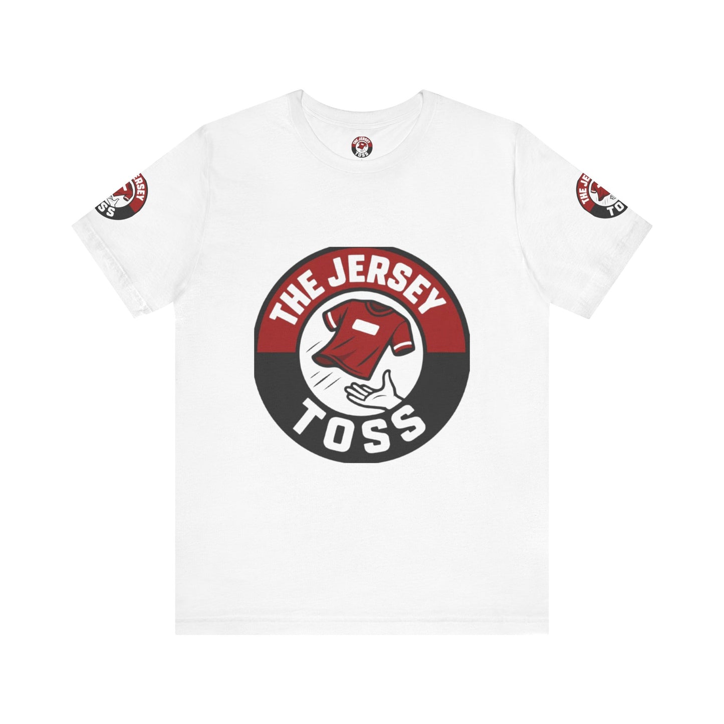 Jersey Toss Tee, Unisex Short Sleeve Shirt, Sports Fan Apparel, Game Day Outfit, Gift for Athletes, Casual Wear