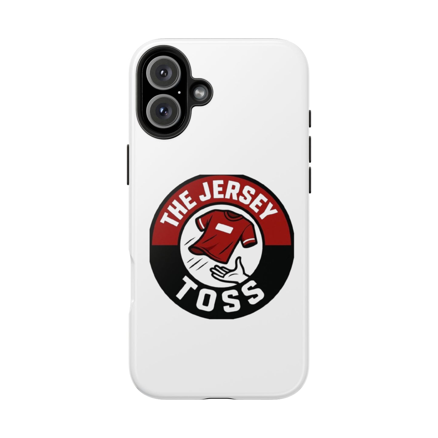 Tough Phone Cases with 'The Jersey Toss' Design - Sports Gifts, Cool Accessories, Football Fan Merchandise, Unique Decor, Gift for Him/Her
