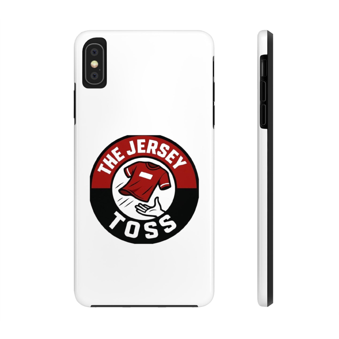 Tough Phone Cases with 'The Jersey Toss' Design - Sports Gifts, Cool Accessories, Football Fan Merchandise, Unique Decor, Gift for Him/Her