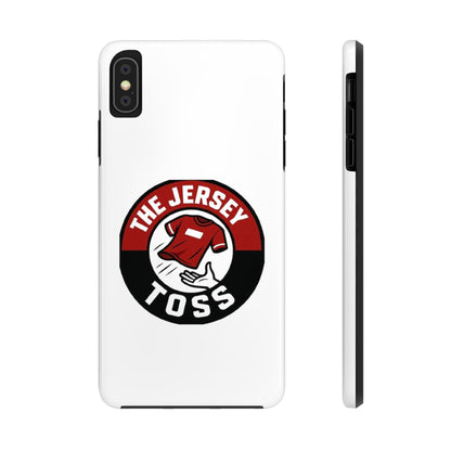 Tough Phone Cases with 'The Jersey Toss' Design - Sports Gifts, Cool Accessories, Football Fan Merchandise, Unique Decor, Gift for Him/Her
