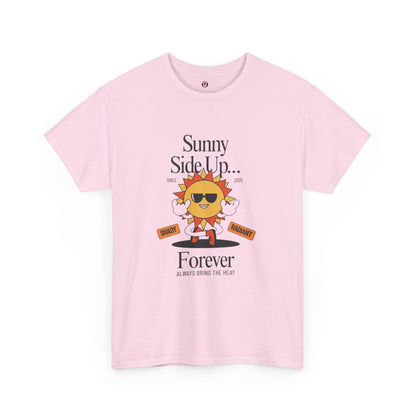 Sunny Side Up Unisex Heavy Cotton Tee - Smile Forever Graphic Shirt
