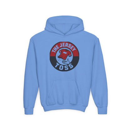 Youth Jersey Toss Hoodie | Fun Sports Apparel for Teens, Birthday Gift, Team Spirit Gear, Casual Wear, Game Day Hoodie