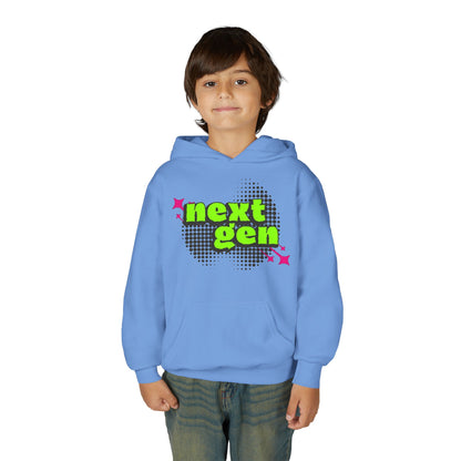 Next Gen Youth Hoodie - Trendy Heavy Blend Sweatshirt for Kids