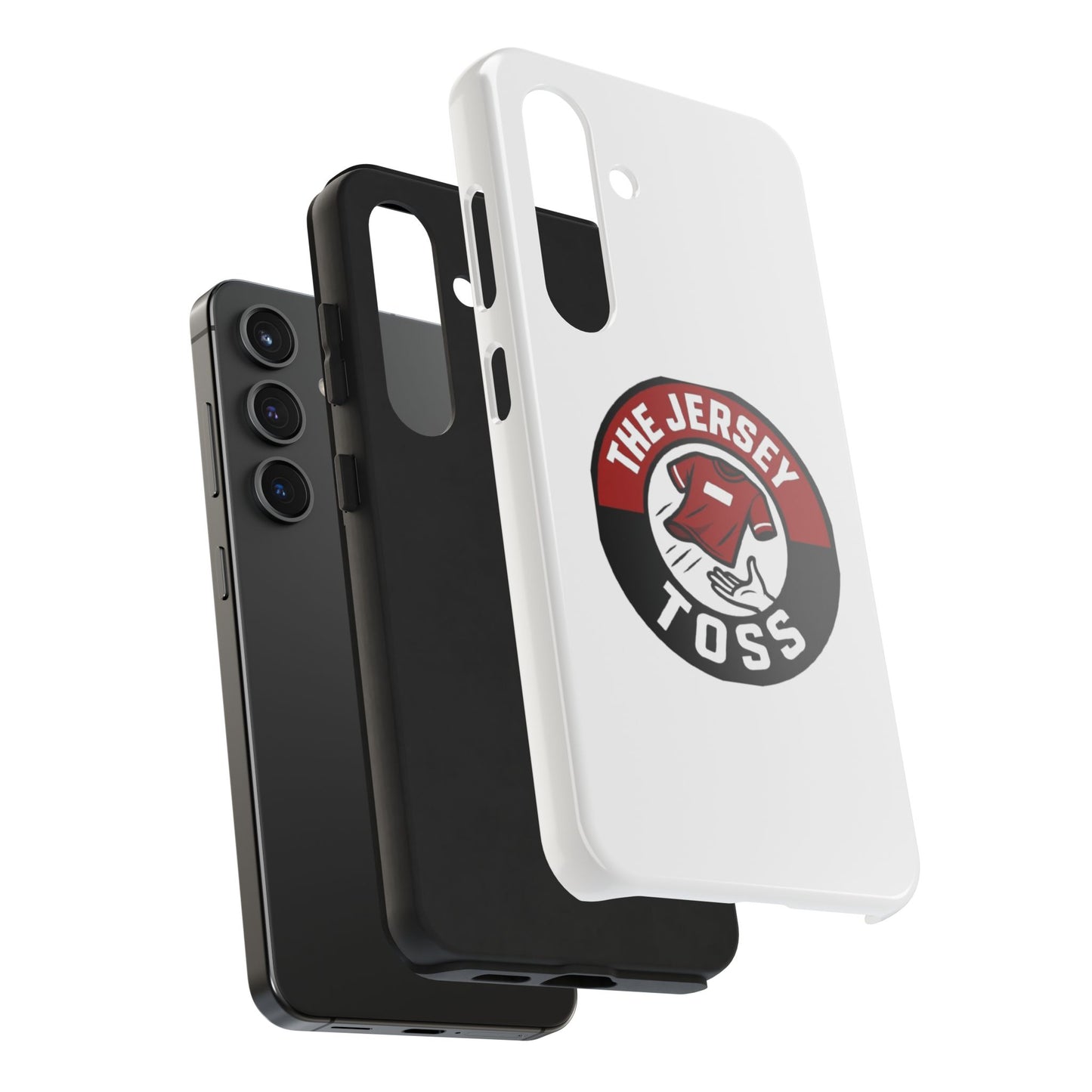 Tough Phone Cases with 'The Jersey Toss' Design - Sports Gifts, Cool Accessories, Football Fan Merchandise, Unique Decor, Gift for Him/Her