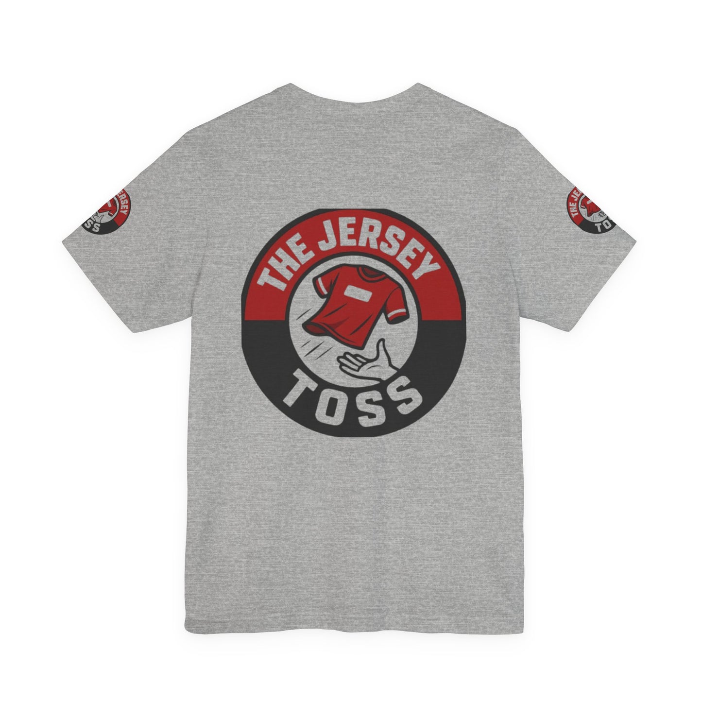 Jersey Toss Tee, Unisex Short Sleeve Shirt, Sports Fan Apparel, Game Day Outfit, Gift for Athletes, Casual Wear