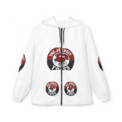 The Jersey Toss Windbreaker Jacket, Lightweight Outdoor Gear, Sports Apparel, Casual Jacket, Gift for Active Friends