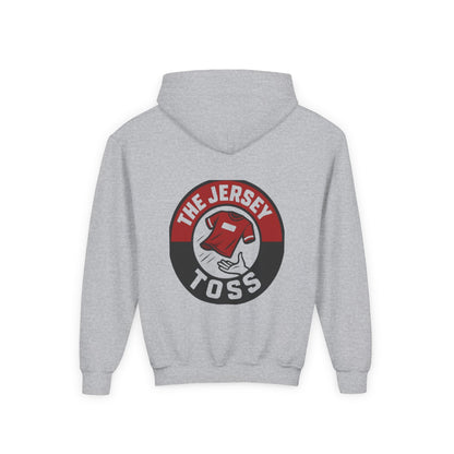 Youth Jersey Toss Hoodie | Fun Sports Apparel for Teens, Birthday Gift, Team Spirit Gear, Casual Wear, Game Day Hoodie