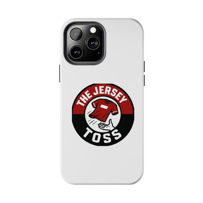 Tough Phone Cases with 'The Jersey Toss' Design - Sports Gifts, Cool Accessories, Football Fan Merchandise, Unique Decor, Gift for Him/Her