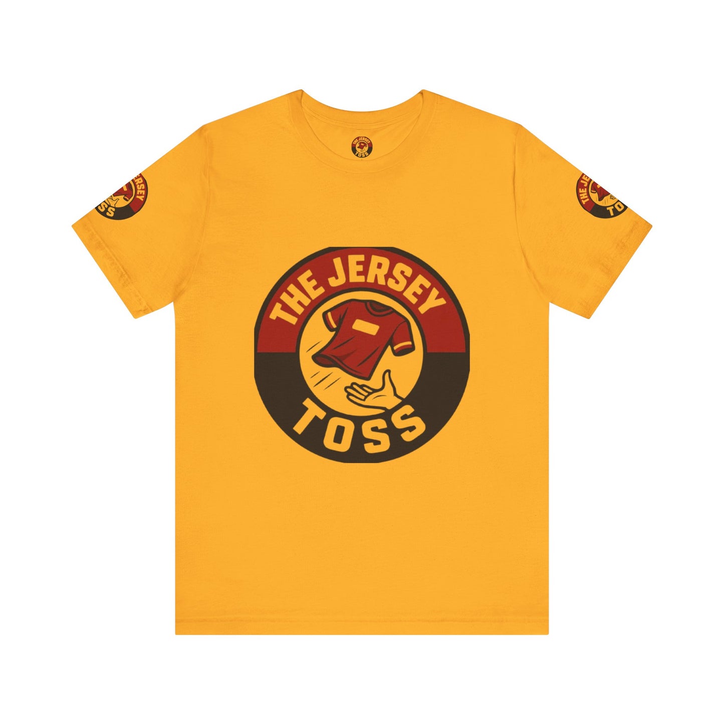 Jersey Toss Tee, Unisex Short Sleeve Shirt, Sports Fan Apparel, Game Day Outfit, Gift for Athletes, Casual Wear