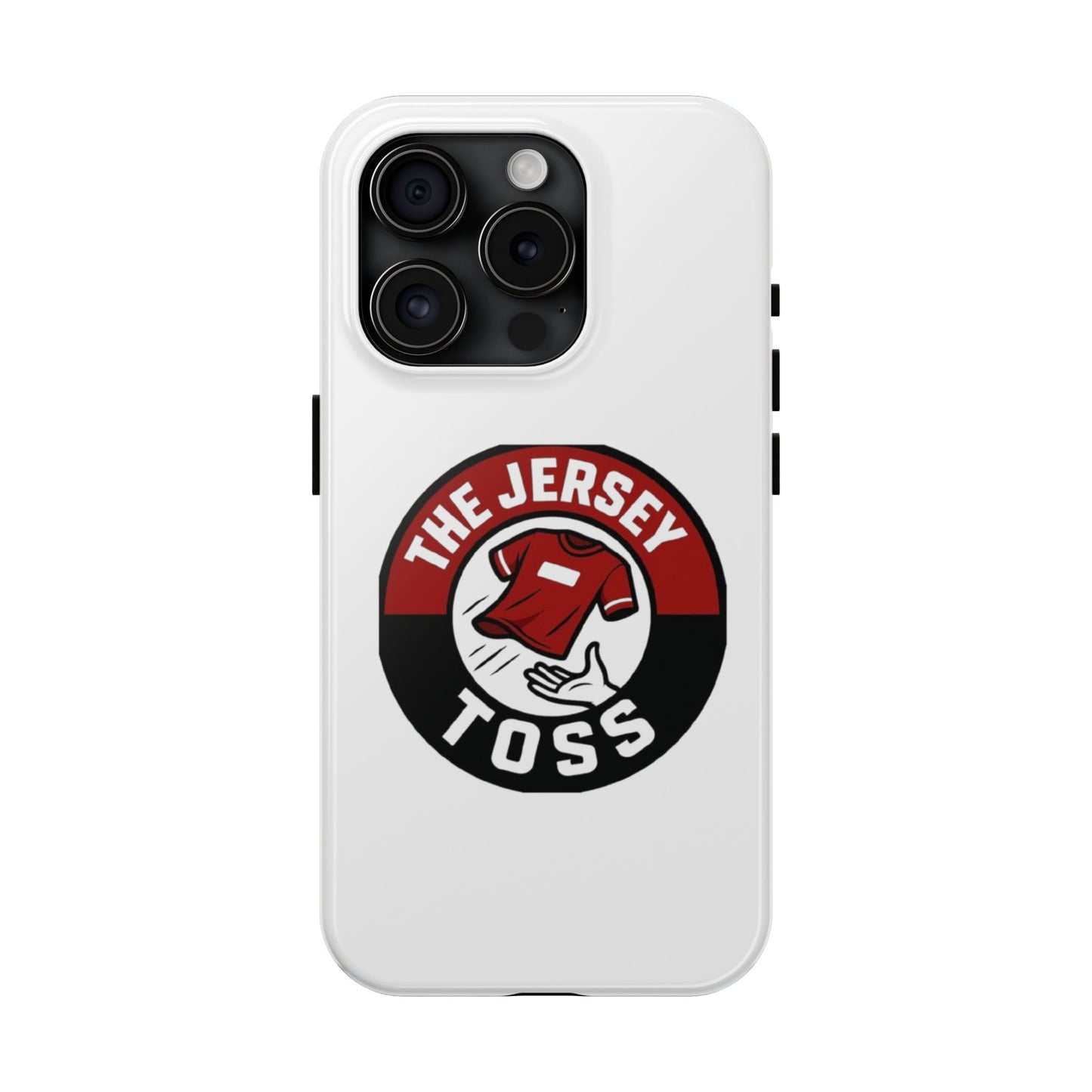 Tough Phone Cases with 'The Jersey Toss' Design - Sports Gifts, Cool Accessories, Football Fan Merchandise, Unique Decor, Gift for Him/Her
