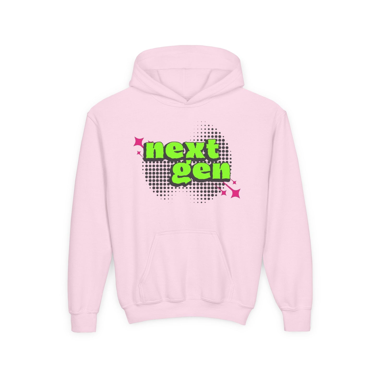 Next Gen Youth Hoodie - Trendy Heavy Blend Sweatshirt for Kids