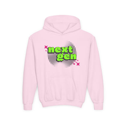 Next Gen Youth Hoodie - Trendy Heavy Blend Sweatshirt for Kids
