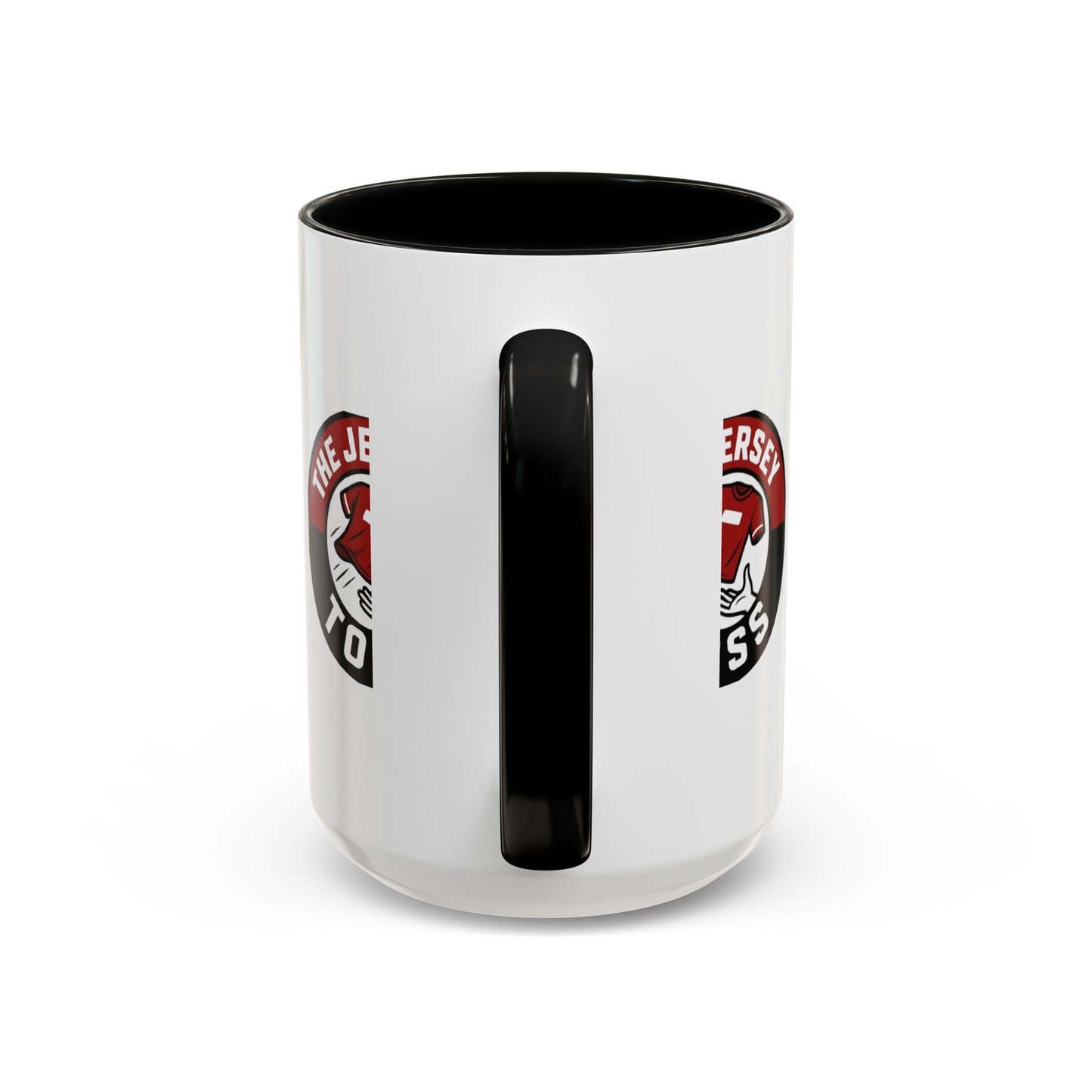 Jersey Toss Accent Coffee Mug | Unique Gift for Coffee Lovers, Home Decor, Sports Fans, Customized Mug, Fun Kitchenware
