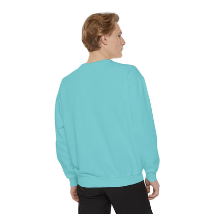 Mr. Turtle Garment-Dyed Sweatshirt - Eco-Friendly Casual Wear